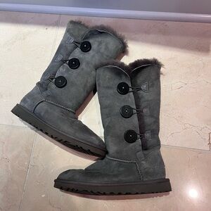 UGG Bailey Triple Button Suede boots